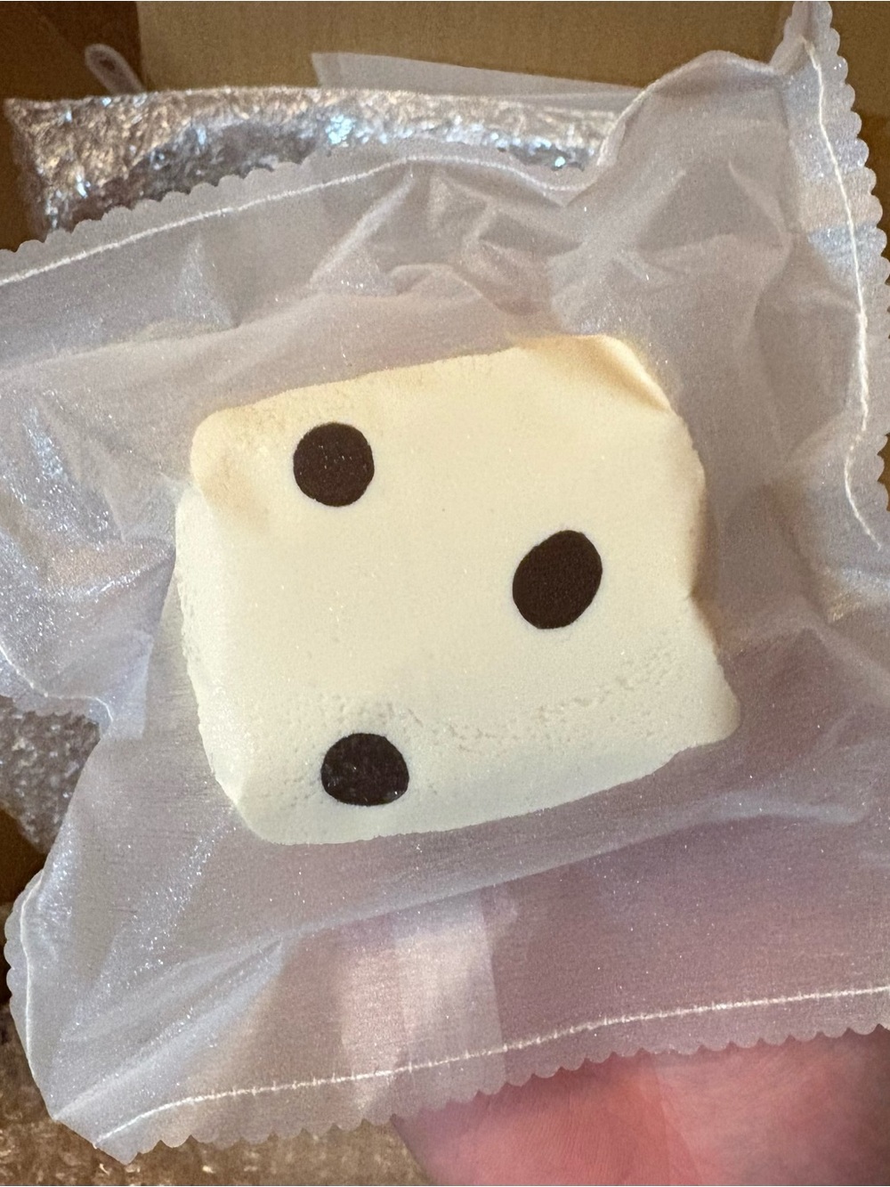 Handmade Taba squishy spotted polka dot marshmallow squeeze toy squishies